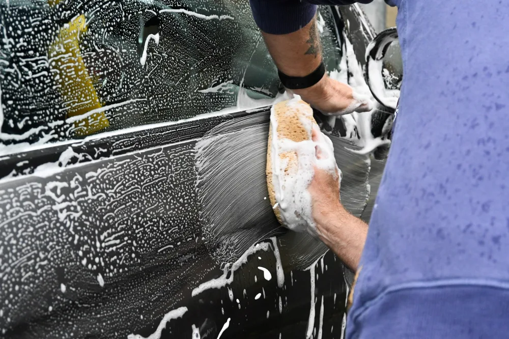 Exterior wash before editing